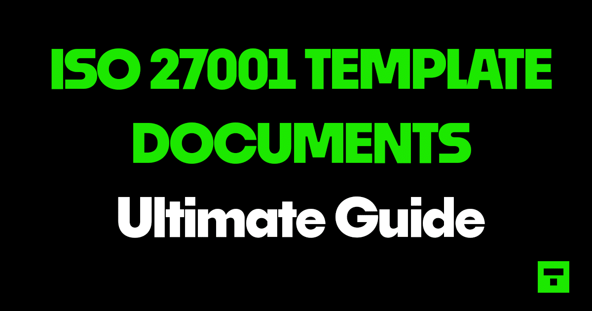 ISO 27001 Document Templates