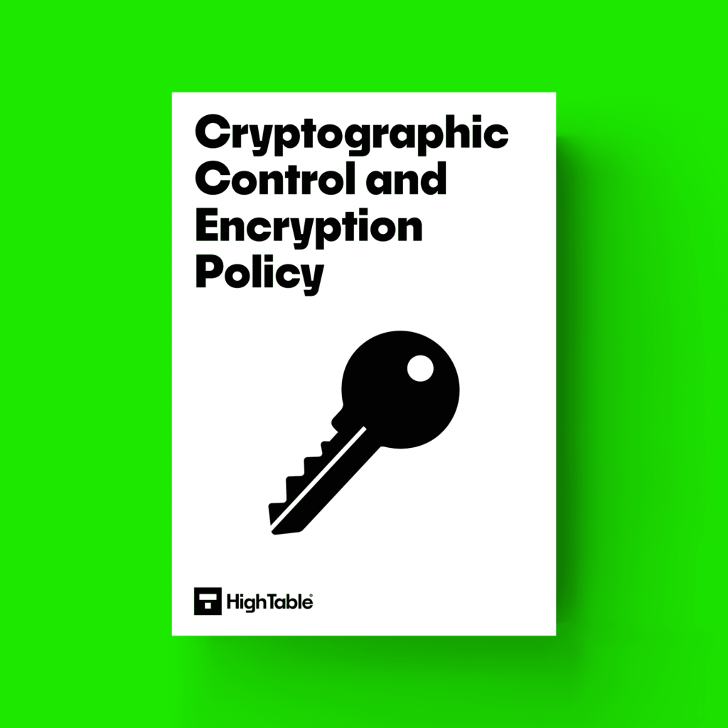 ISO27001 Cryptographic Control and Encryption Policy-Green
