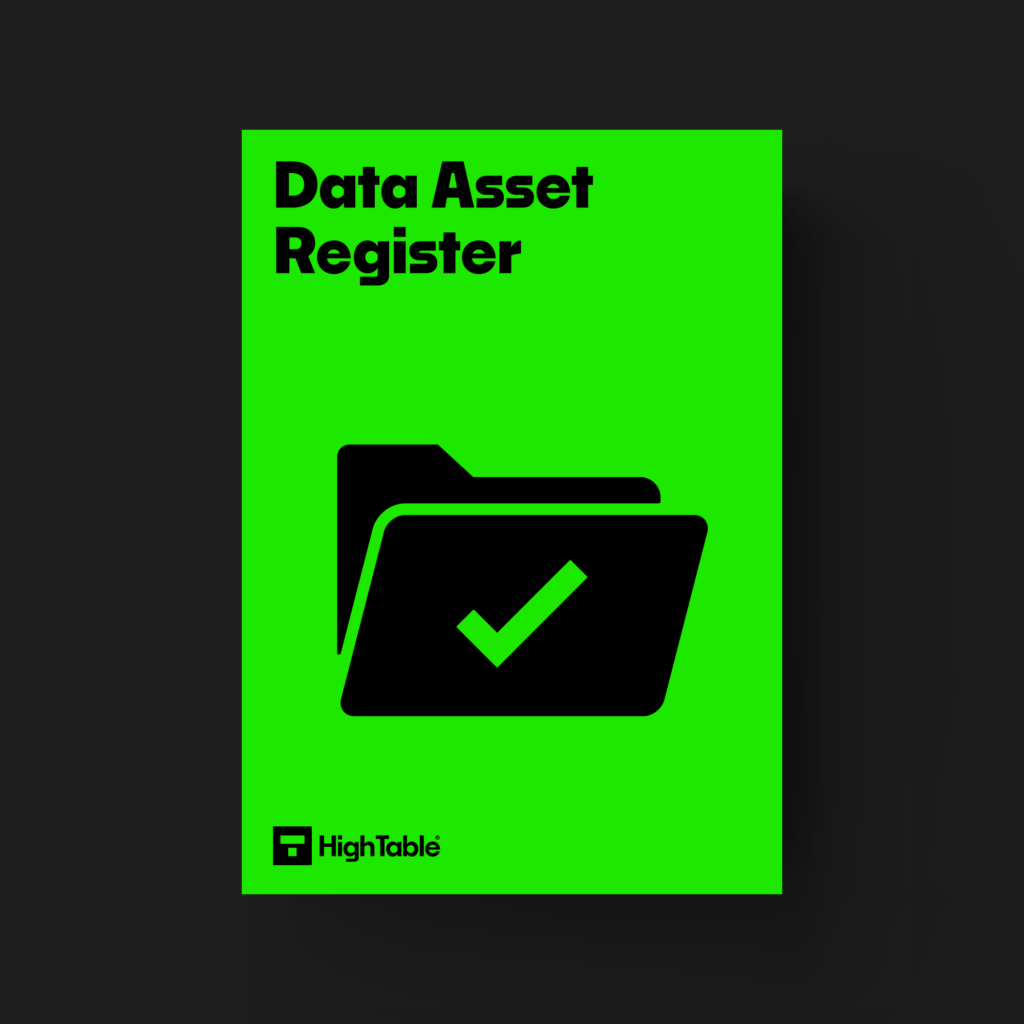 ISO27001 Data Asset Register Template