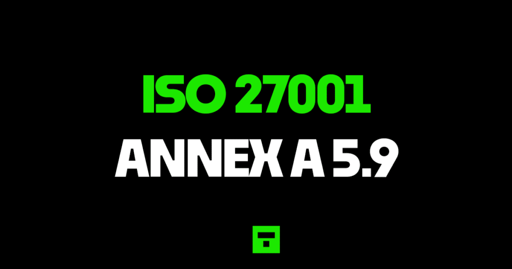 ISO27001 Annex A 5.9
