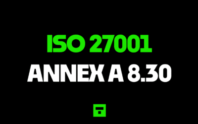 ISO 27001 Annex A 8.30 Outsourced Development